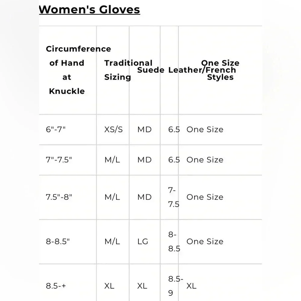Isotoner Black Spandex Gloves OS